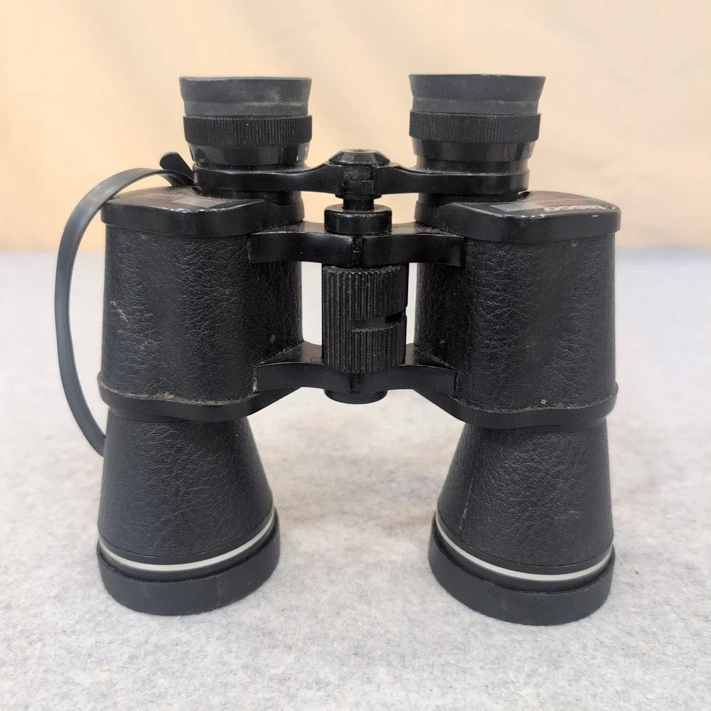 Tasco 10x50mm Zip Focus Wide‎ Angle Binoculars Model 2023 Black Coated Optics